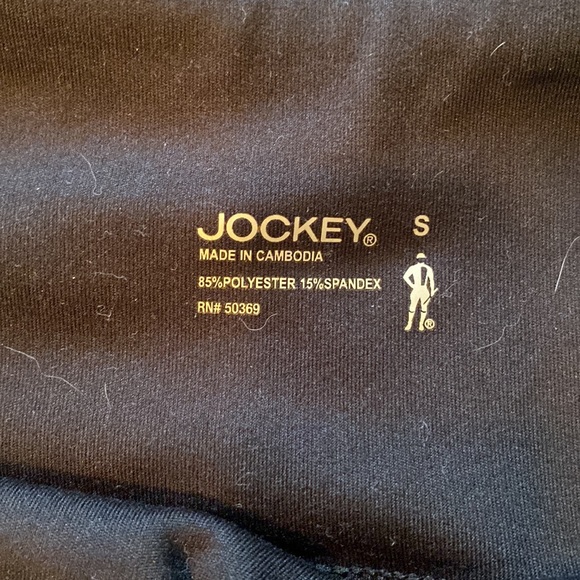 Jockey Performance High Waist Bike Short in Black - Picture 3 of 4